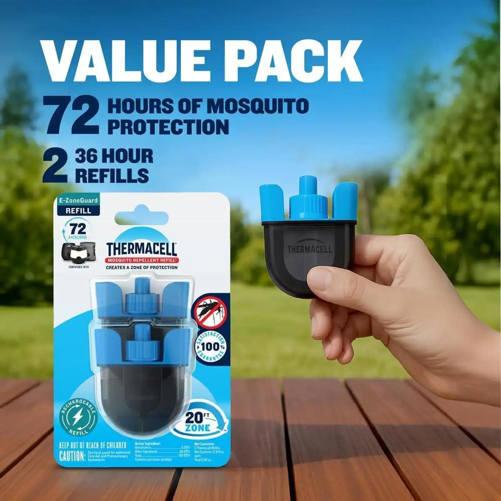 E-ZoneGuard Rechargeable Mosquito Repellent Refills - Image 10